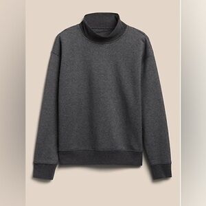 Dark Gray Turtleneck Sweater TERRY CLEAN